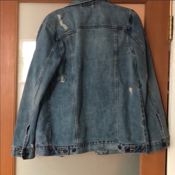 Oversized denim jacket - Picture 4 of 6